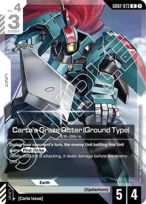 Carta's Graze Ritter (Ground Type) GD-02: Dual Impact