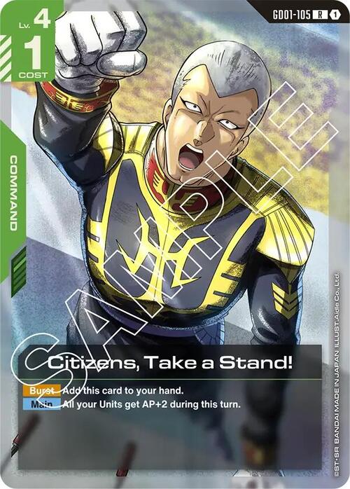 Citizens, Take a Stand! GD-01: Newtype Rising