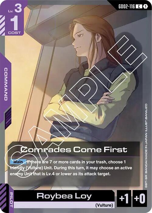 Comrades Come First GD-02: Dual Impact