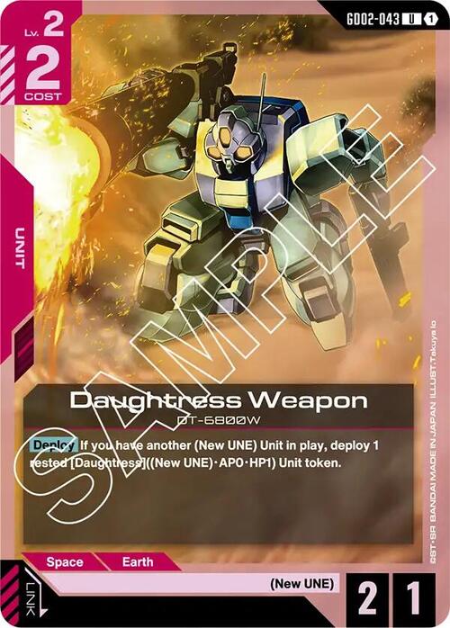 Daughtress Weapon GD-02: Dual Impact