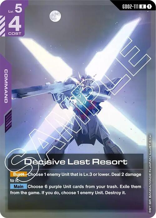 Decisive Last Resort GD-02: Dual Impact