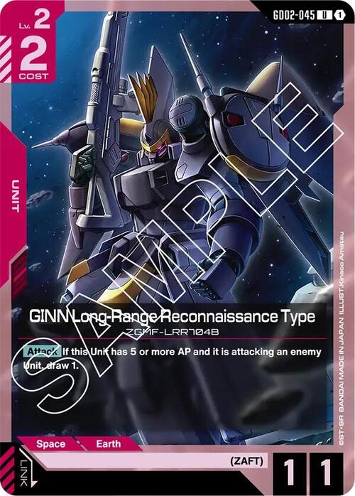 GINN Long-Range Reconnaissance Type GD-02: Dual Impact