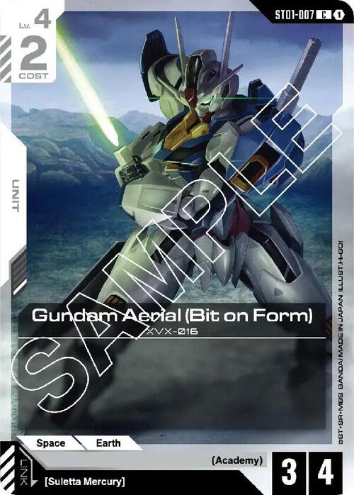 Gundam Aerial (Bit on Form) ST-01: Heroic Beginnings