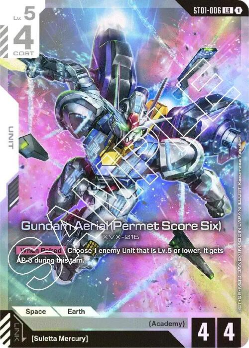 Gundam Aerial (Permet Score Six) ST-01: Heroic Beginnings