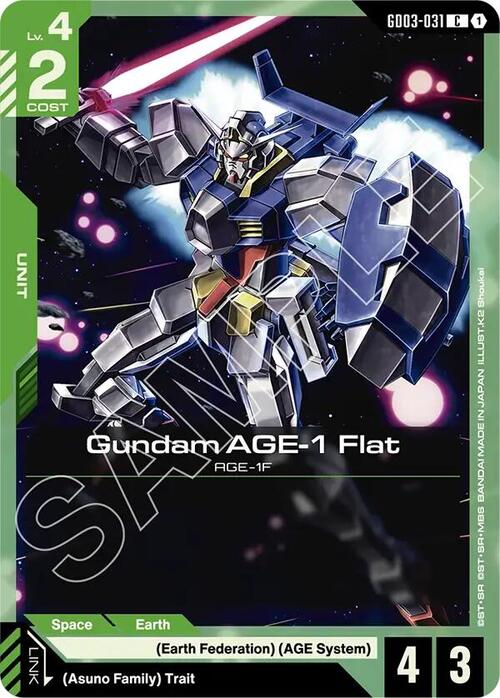 Gundam AGE-1 Flat GD-03: Steel Requiem