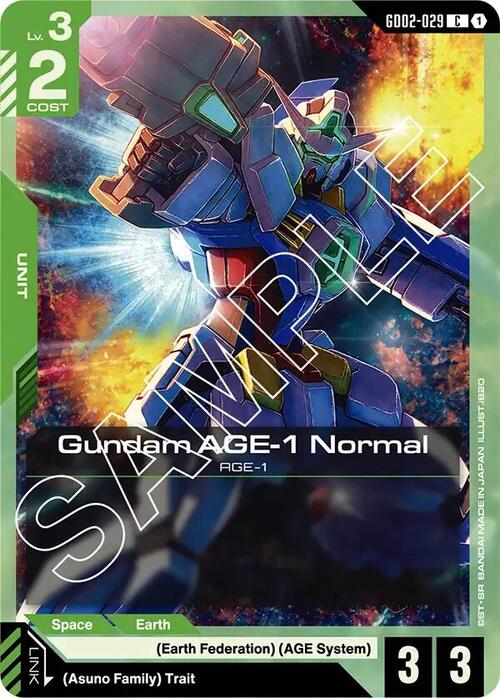 Gundam AGE-1 Normal GD-02: Dual Impact