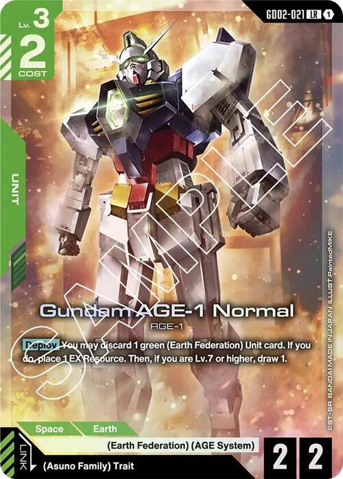 Gundam AGE-1 Normal GD-02: Dual Impact