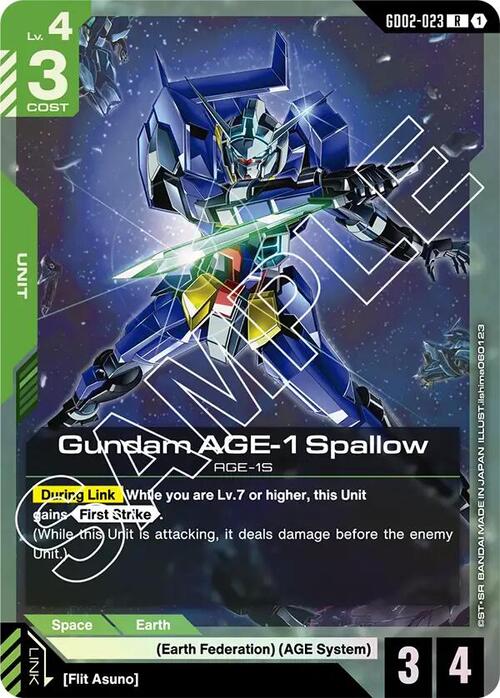 Gundam AGE-1 Spallow GD-02: Dual Impact