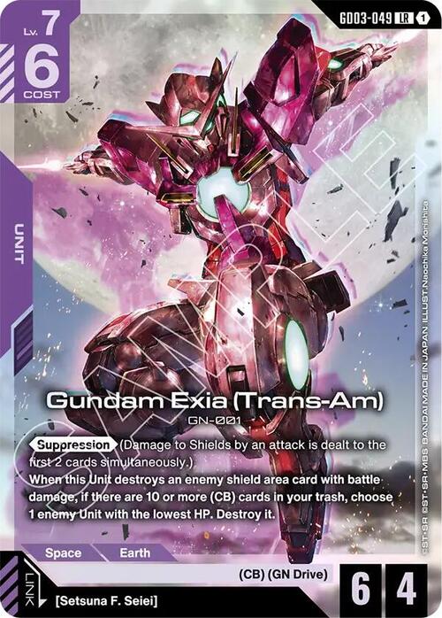 Gundam Exia (Trans-Am) GD-03: Steel Requiem