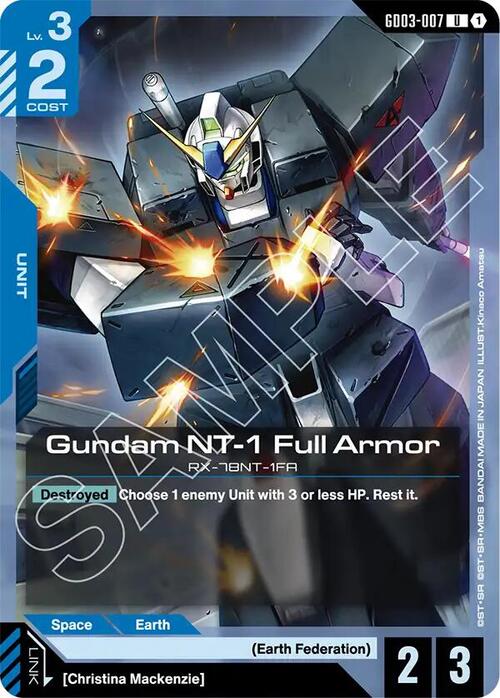 Gundam NT-1 Full Armor GD-03: Steel Requiem