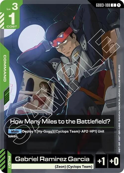 How Many Miles to the Battlefield? GD-03: Steel Requiem