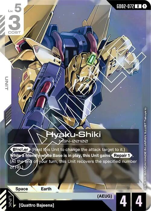 Hyaku-Shiki GD-02: Dual Impact
