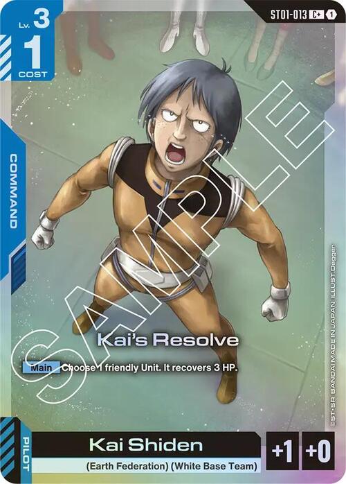 Kai's Resolve ST-01: Heroic Beginnings