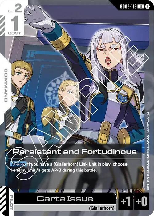 Persistent and Fortudinous GD-02: Dual Impact