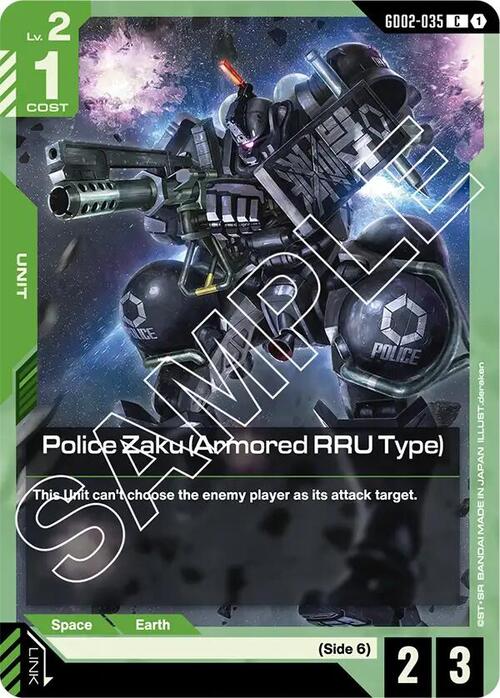Police Zaku (Armored RRU Type) GD-02: Dual Impact