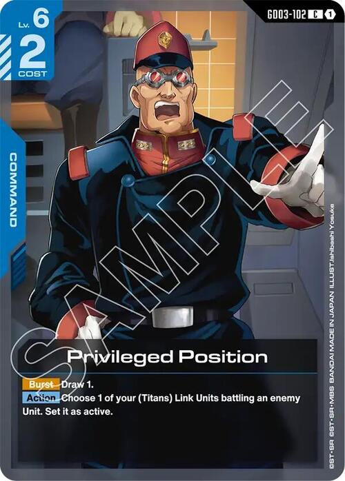 Privileged Position GD-03: Steel Requiem