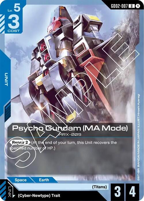 Psycho Gundam (MA Mode) GD-02: Dual Impact