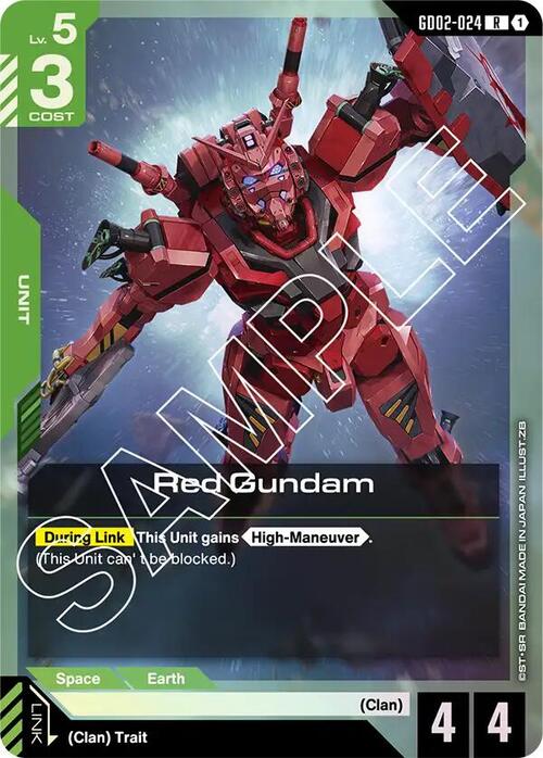 Red Gundam GD-02: Dual Impact