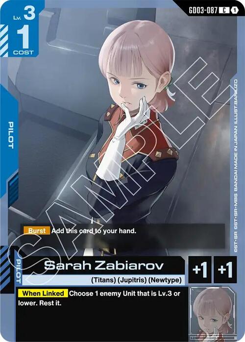 Sarah Zabiarov GD-03: Steel Requiem