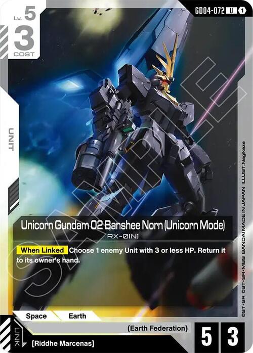 Unicorn Gundam 02 Banshee Norn (Unicorn Mode) GD-04: Phantom Aria