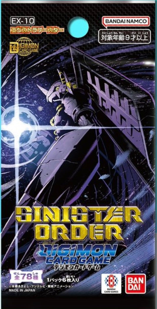 Digimon Card Games - Sinister Order (EX10) booster box Preorder