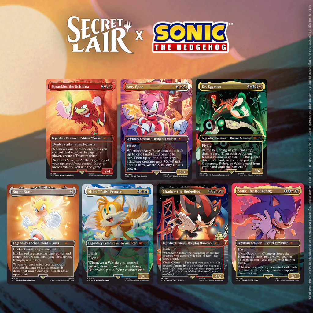 Magic: The Gathering - WPN Exclusive Secret Lair - Sonic The Hedgehog: Friends & Foes *preorder to save 5%